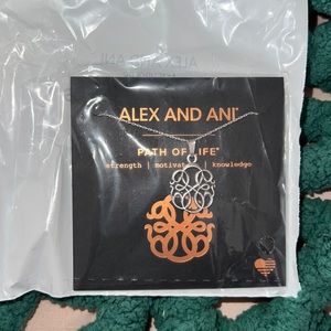ALEX AND ANI Path of Life Silver Necklace